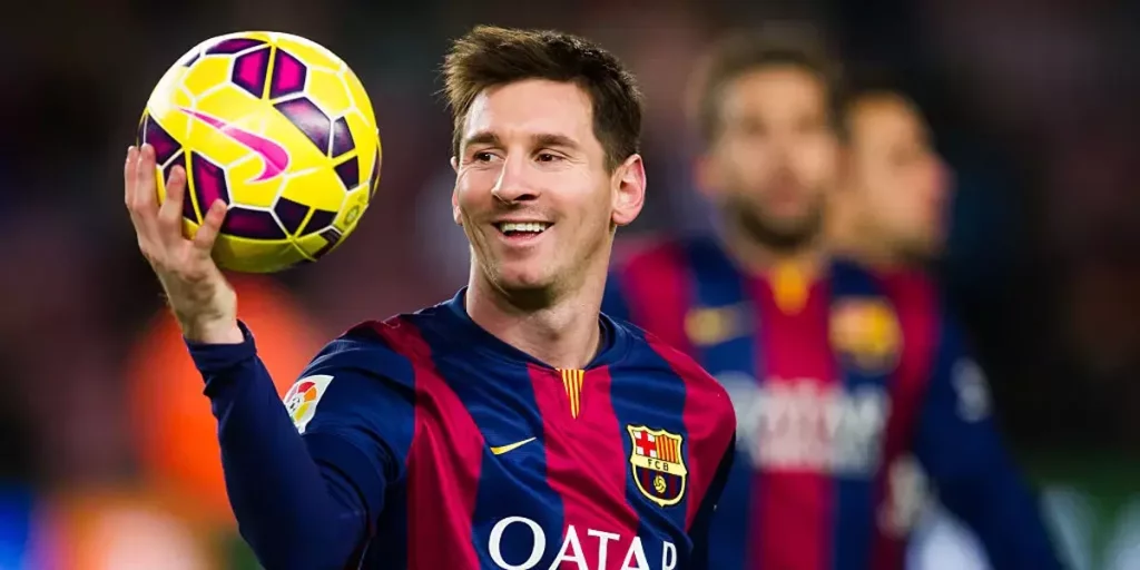 O Lionel Messi σημείωσε 5 γκολ στον αγώνα Barcelona 7-1 Leverkusen στις 07/03/2012