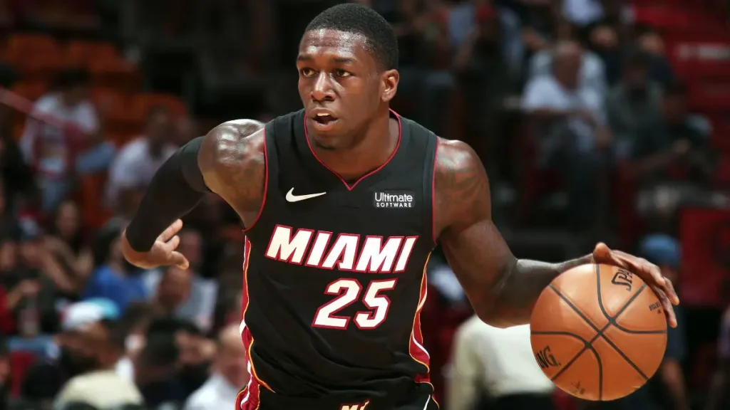 Ο Κέντρικ Ναν με τη φανέλα των Miami Heats στο NBA