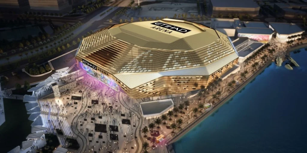 To στάδιο Etihad Arena στο Αμπού Ντάμπι που θα φιλοξενήσει το Final Four της Euroleague 2025.